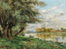 vicino ai prati di Fontainebleau sul fiume - René Maurice Fath — vista dell’opera
