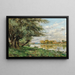 vicino ai prati di Fontainebleau sul fiume - René Maurice Fath — quadro incorniciato alla parete