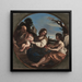 Repos lors de la fuite en Égypte - Guercino — quadro incorniciato alla parete