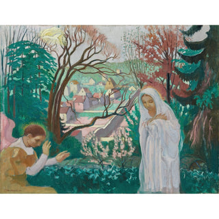 Reproduction Annonciation au Jardin Printanier - Maurice Denis