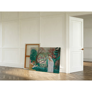 Reproduction Annonciation au Jardin Printanier - Maurice Denis