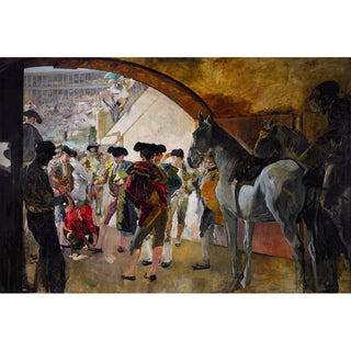Reproduction Avant la corrida - Joaquín Sorolla