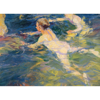 Reproduction Baigneurs à Jávea - Joaquín Sorolla