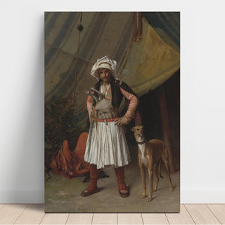 Reproduction Bashi-Bazouk et son chien - Jean-Léon Gérôme