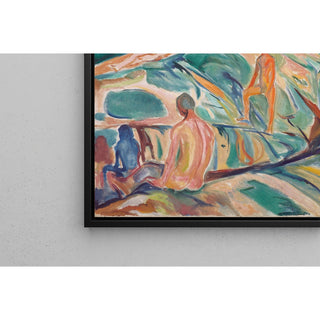 Reproduction Bathing Men on Rocks - Edvard Munch