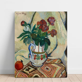 Reproduction Bouquet de roses - Suzanne Valadon