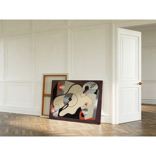 Reproduction Composition Abstraite Femme Couchée - Georges Valmier