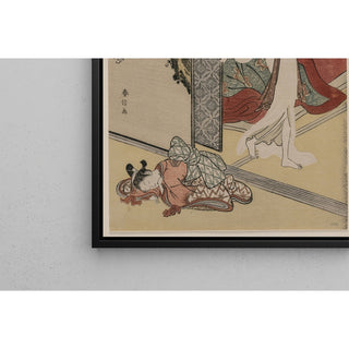 Reproduction Courtisane et servante endormie - Suzuki Harunobu