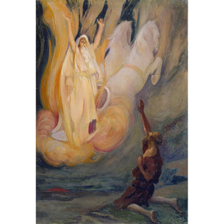 Reproduction Elie monte dans un char de feu - James Tissot