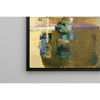 Reproduction Estanque de Charles V, Alcázar, Seville - Joaquín Sorolla