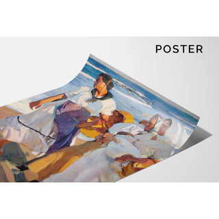 Reproduction Femmes pêcheuses de Valence - Joaquín Sorolla