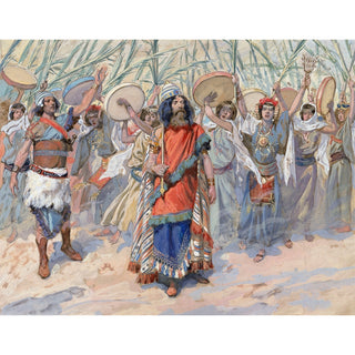 Reproduction Fêtes en l'honneur de David - James Tissot