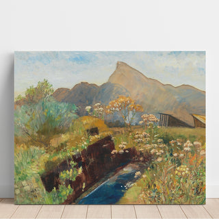 Reproduction Fin de l'été sur la lande de Salzbourg près d'Untersberg - Marie Egner