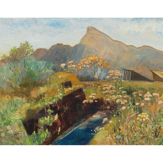 Reproduction Fin de l'été sur la lande de Salzbourg près d'Untersberg - Marie Egner