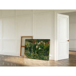 Reproduction Fleurs rouges et blanches orientées au sud-est - Max Liebermann
