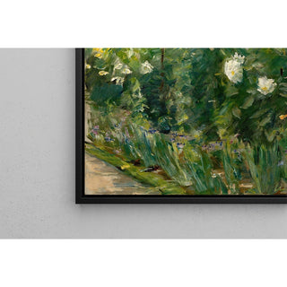 Reproduction Fleurs rouges et blanches orientées au sud-est - Max Liebermann