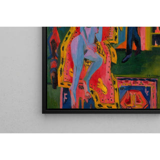 Reproduction Intérieur avec femme nue et homme - Ernst Ludwig Kirchner