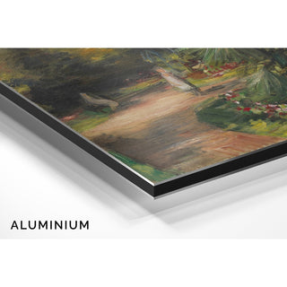 Reproduction Jardin avec palmier et deux figures féminines - Max Liebermann