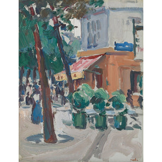 Reproduction Jardin du Luxembourg - Paris - Samuel John Peploe