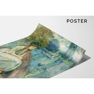 Reproduction Jeanne Fourmanoir sur le Lac - Berthe Morisot