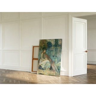 Reproduction Jeanne Fourmanoir sur le Lac - Berthe Morisot