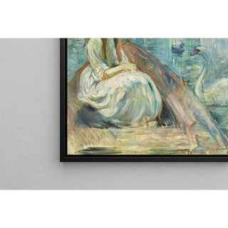 Reproduction Jeanne Fourmanoir sur le Lac - Berthe Morisot