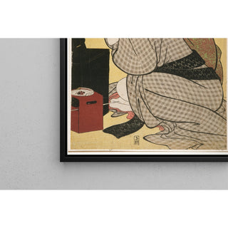 Reproduction Kami-yui - La coiffure - Kitagawa Utamaro