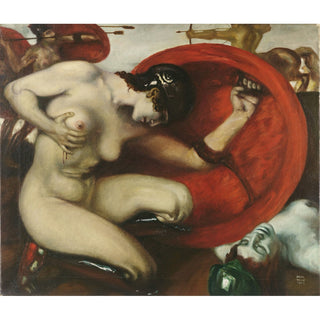 Reproduction L'Amazone blessée - Franz von Stuck