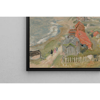 Reproduction La Maison au Bord du Chemin ou Maisons sur la Falaise - Pierre Bonnard