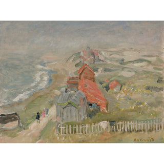 Reproduction La Maison au Bord du Chemin ou Maisons sur la Falaise - Pierre Bonnard