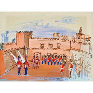 Reproduction La Relève de la Garde 1933 - Raoul Dufy