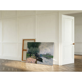 Reproduction La Seine près de Bougival - Alfred Sisley