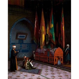 Reproduction La Sentinelle au tombeau du sultan - Jean-Léon Gérôme