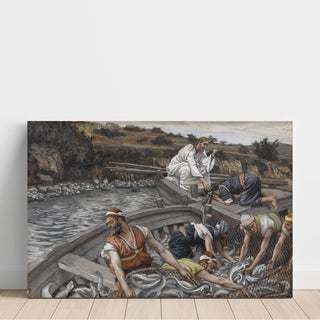 Reproduction La pêche miraculeuse - James Tissot