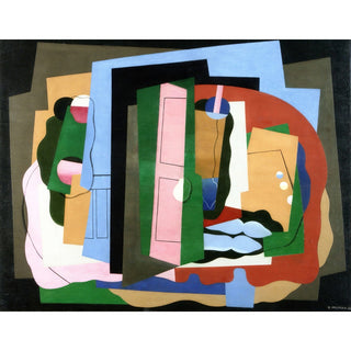Reproduction La porte rose - Georges Valmier