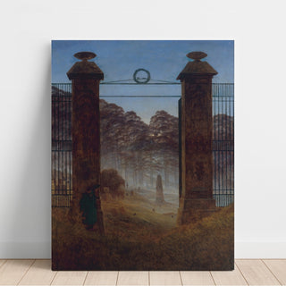 Reproduction Le Cimetière - Caspar David Friedrich