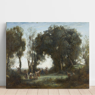 Reproduction Le Matin, Danse des Nymphes - Camille Corot