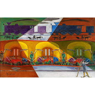 Reproduction Le Transsibérien Express - Nils Dardel