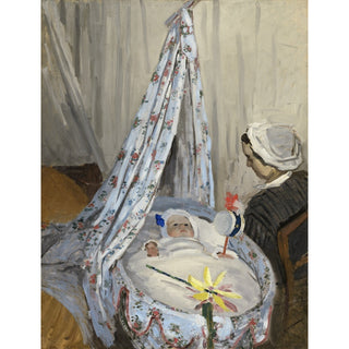 Reproduction Le berceau, Camille avec le fils de l'artiste, Jean - Claude Monet