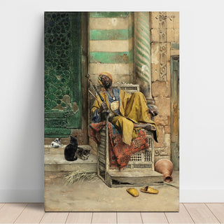 Reproduction Le fumoir Goza - Ludwig Deutsch