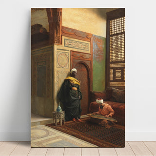 Reproduction Le joueur de Qanun - Ludwig Deutsch
