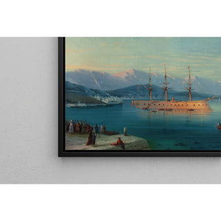 Reproduction Les navires français quittent la mer Noire - Ivan Konstantinovich Aivazovsky