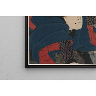 Reproduction Miyamoto Musashi à Mukōjima - Utagawa Kuniyoshi