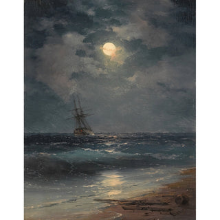 Reproduction Navire au clair de lune - Ivan Konstantinovich Aivazovsky