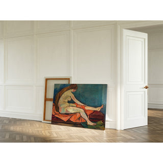 Reproduction Nu Assis de Profil - Suzanne Valadon