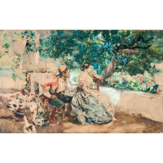 Reproduction Nuage d'été - Joaquín Sorolla