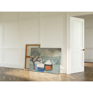 Reproduction Paysage d'hiver avec maisons - Sasza Blonder
