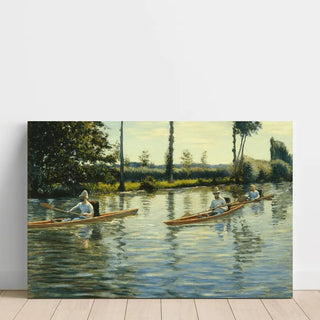 Reproduction Périssoires sur l'Yerres - Gustave Caillebotte