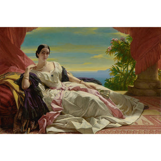 Reproduction Portrait de Leonilla, princesse de Sayn-Wittgenstein-Sayn - Franz Xaver Winterhalter