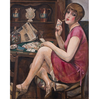 Reproduction Reine de coeur - Portrait de Lili - Gerda Wegener